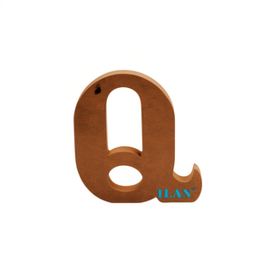 Ilan Lettera Decorativa in Legno Q 15Cm per Decorazione Murale - Product Image 2