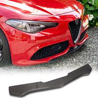 Lèvre de pare-chocs avant en fibre de carbone pour Alfa Romeo Giulia Sport Sedan 2016-2020