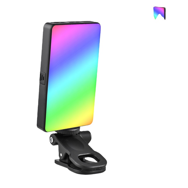 W140RGB W64RGB LED Video Light Rechargeable Photography Fill Light CRI95+ 2500K-9000K Dimmable for Vlog Live Streaming