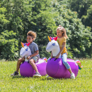 Caballo Inflable con Forma de Animal, Unicornio, Juego de Montar para Niños con <span class=keywords><strong>Cubierta</strong></span> - Product Image 3