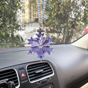 คริสตัล K9 ตกแต่งรถยนต์ คริสตัลรูปเกล็ดหิมะสำหรับตกแต่งต้นคริสต์มาส - Product Image 3