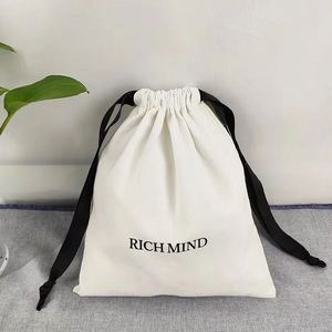 Custom Cotton Drawstring Pouch <b>Bag</b> Organic Cotton Gift Shoe <b>Packaging</b> <b>Bag</b> Eco-Friendly Storage Gift <b>Bag</b> for Clothes Handbag - Product Image 4