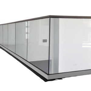 Aluminium-Glasprofil <span class=keywords><strong>U</strong></span>-Kanal Glasgeländer <span class=keywords><strong>U</strong></span>-förmige Glasbasis Glasbeschläge Glaszaunprofil - Product Image 2