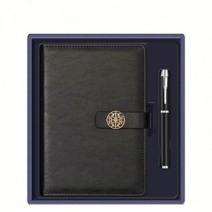Ensemble Cadeau Personnalisé de Haute Qualité pour Cérémonie d'Ouverture, Promotion d'Entreprise, Banque, Assurance : Carnet, Stylo et Porte-clés en Acier Inoxydable - Product Image 5