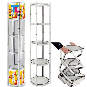 TianLang Promotion Pop Up Twister Tour Comptoir Pliant Porbale Vitrine Présentoir - Product Image 4