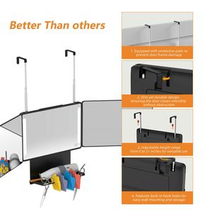 Factory Supply Bedrooms Best Barber Haircut With Led Light Makeup 3 Three Way <strong>Mirror</strong> Self <strong>Triple</strong> <strong>Mirror</strong> for Cutting Hair - Product Image 5