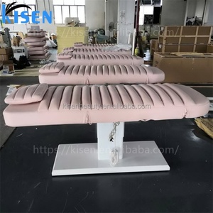 Table de massage classique confortable Kisen noire, rose et blanche, mobilier de tatouage, chaise de beauté réglable en hauteur pour soins du visage - Product Image 6