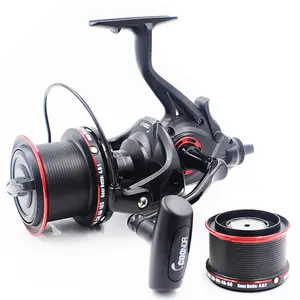 Jetshark 8000/9000 One Reel with Two Spools Longline Double Drag System Carp Fishing Reels big reel fishing