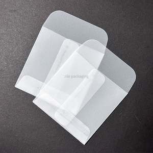 Busta <span class=keywords><strong>di</strong></span> <span class=keywords><strong>Carta</strong></span> Velina Traslucida <span class=keywords><strong>di</strong></span> Lusso Personalizzata per Gioielli con Logo, Confezione Mini Busta - Product Image 6