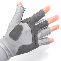 Fabricant professionnel, gants de pêche à doigts courts respirants pour l'été, les plus vendus, pour adultes, jeunes et enfants