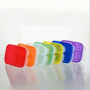 <b>Large</b> Capacity 3-Compartment Bento Lunch <b>Box</b> Food Grade PP Meal Prep Container for Takeout and Promotional <b>Gifts</b> - Product Image 2