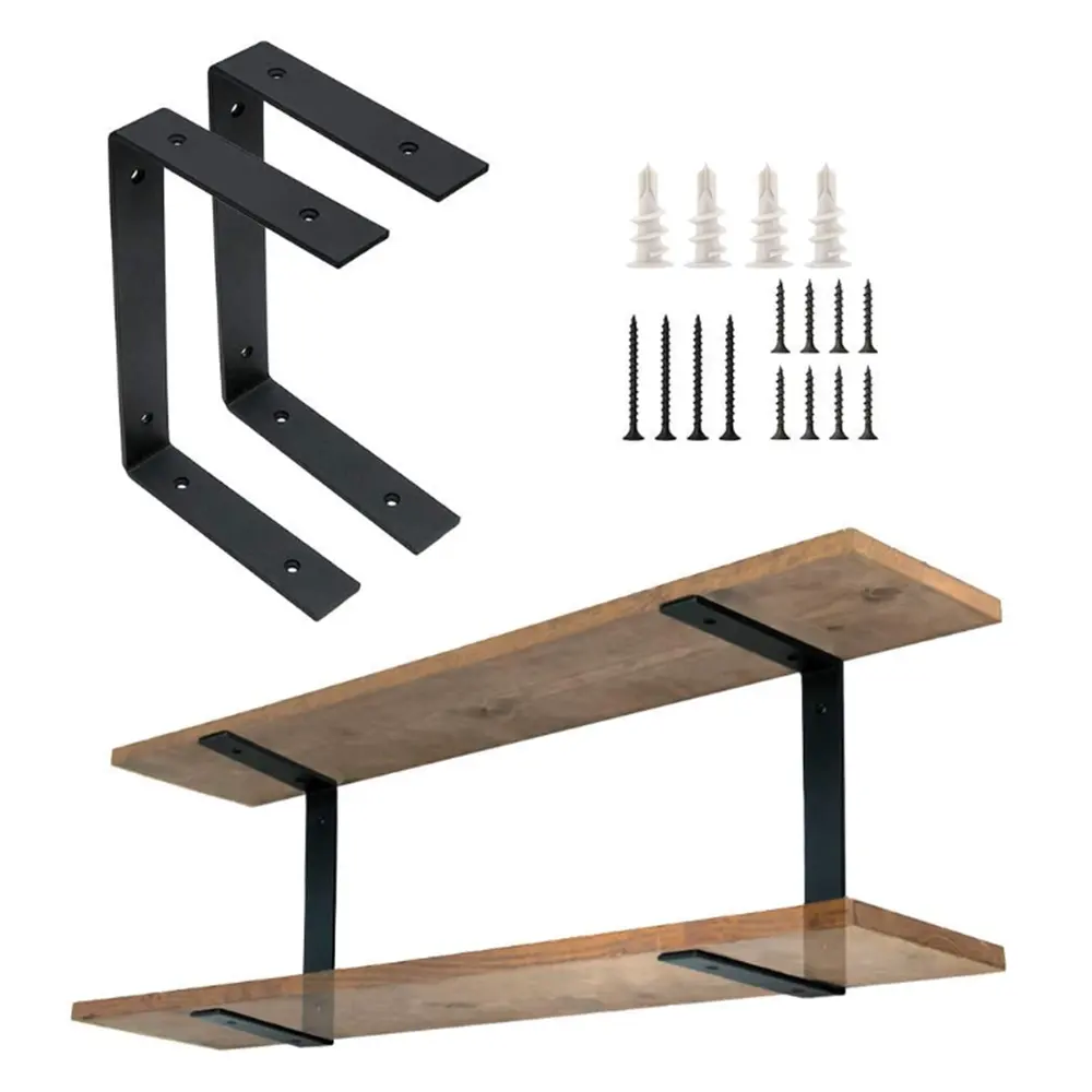 선반 브래킷 난간 헤비 듀티 스틸 주철 지원 숨겨진 벽 마운트 금속 접이식 부동 선반 브래킷 선반