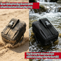 Sac banane tactique de luxe personnalisable en nylon avec fermeture éclair antivol, léger, pour le sport de plein air, l'alpinisme et le rangement