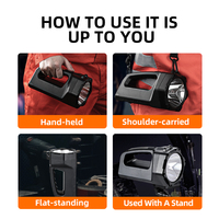 Projecteur LED Rechargeable imperméable longue Distance, éclairage d'extérieur, chasse, nouveau Design