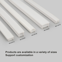 Housse en Silicone pour diffuseur de néon, panneau lumineux, pour bande à LED, bricolage, 10mm