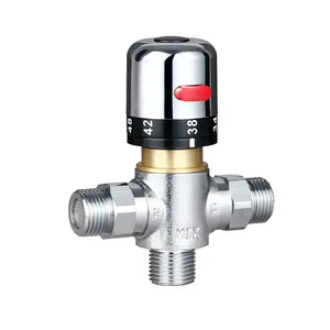 SANIPRO 3-Way Thermostatic Mixing Valve With G1/2 Thread Shower Temperature Control Valves