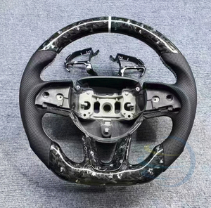 Volante de Fibra de Carbono Forjado Rojo para Dodge Challenger Charger SRT Hellcat Ram Scat Pack <span class=keywords><strong>RT</strong></span> Durango 2013-2023 - Product Image 5