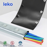 Pembungkus Kabel PVC Anti Debu dengan Kancing, Selubung Kabel Snap-On, Pelindung Kabel Custom OEM Grosir