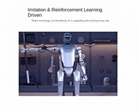 Robot humanoïde industriel G1 UBTECH Walker S2 avec échange autonome de batterie, 35 kg, pour applications hôtelières et de livraison de repas
