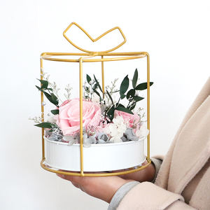 Decoración de lujo para el hogar flor Rosa conservada regalo de novedad hecho a mano para graduación estatuilla de Navidad juguete para el Día de San Valentín - Product Image 2