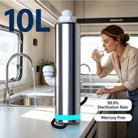 Stérilisateur à ampoule LED UVC 3GPM pour le traitement et la désinfection de l'eau par osmose inverse