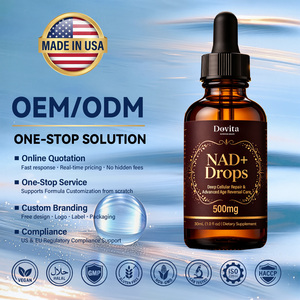 OEM Private Brand Ultra Pure NAD+ Liquid <b>Drops</b> Science <b>Backed</b> Formula Premium Ingredients GMP Certified Third Party Tested - Product Image 1