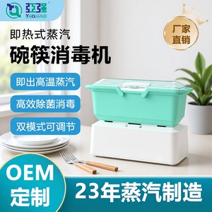 Stérilisateur instantané à vapeur pour vaisselle et baguettes 1000-3000 W, séchage à air chaud, cycles de lavage réglables, stérilisateur de cuisine - Product Image 2