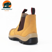 Bottes de sécurité Chelsea en cuir nubuck Rocky Buffalo, nouvelle marque, semelle extérieure en PU antidérapante, chaussures de sécurité pour l'exploitation minière, chaussures de forêt
