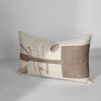 AIBUZHIJIA Luxus Oriental Design Abstrakte Kissen bezug 12*20 Zoll 30*50 cm Beige Stick kissen bezug für Couch