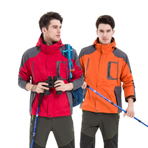 AMW Outdoor <span class=keywords><strong>Trekking</strong></span> <span class=keywords><strong>Veste</strong></span> softshell coupe-vent respirante pour homme grande taille Vestes de ski coupe-vent pour homme grande taille - Product Image 2