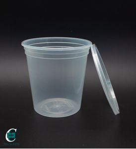 HACAMY-Contenedores de sopa de 32oz, desechables, resistentes a las fugas, para comida de cocina y comida - Product Image 2
