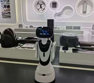 Nouveau Timo Intelligent Service <span class=keywords><strong>Robot</strong></span> Mall Restaurant Hôtel Multi-fonctionnel AI Assistant Service À La Clientèle Scène Interaction IP67 - Product Image 2
