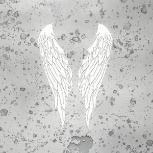 Ailes d'ange en cristal, motif cœur, transfert thermocollant en strass, verre extensible thermocollant pour T-shirts, sacs, vêtements, chaussures - Product Image 1
