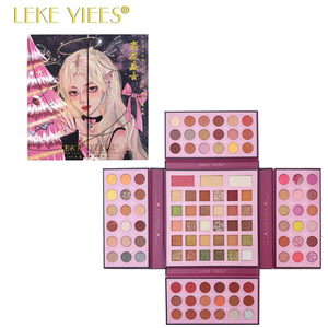Palette de fards à paupières imperméables LEKE YIEES 105 couleurs Noël <span class=keywords><strong>Renne</strong></span> (poudre) – Favoris du cosplay, excellent rapport qualité-prix - Product Image 4
