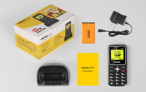 Hot bán dễ dàng sử dụng SOS uniwa V171 nút lớn Dual Sim cao cấp GSM điện thoại di động - Product Image 6