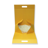 Boîte cadeau rigide magnétique jaune certifiée en gros, design personnalisé, papier kraft recyclé, logo personnalisé haut de gamme, gaufrage mat, éponge