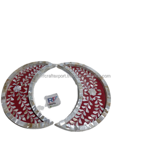 Bandeja de perlas para madre y estrella de la Luna, regalo para adultos, tablero de comida de postre, bandeja de servicio de decoración de Ramadán - Product Image 6