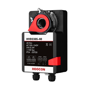 Vente directe usine HOOCON HVD230-40 Actionneur de registre 230V à commande marche/arrêt 40NM avec 2/3 points de fixation certifié CE pour systèmes CVC - Product Image 5