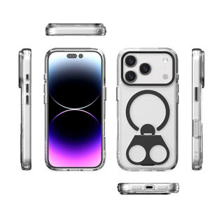 Custodia Protettiva Antiurto con Supporto Girevole per iPhone 17 Pro Max, Trasparente e Anti-Ingiallimento - Product Image 3