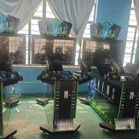 Machine de jeu de tir électrique d'extermination d'extraterrestres 42LCD Machine de jeu à pièces d'intérieur populaire pour le centre de jeu à thème
