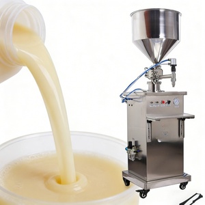 Machine de remplissage pneumatique pour pâtes et shampoings / Équipement d'emballage pour pâtes de sésame et gels cosmétiques - Product Image 1
