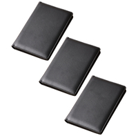 Couvertures de Menu de Restaurant Double pli en cuir personnalisé A5/A4/A3 avec porte-stylo pour liste de vins, boissons