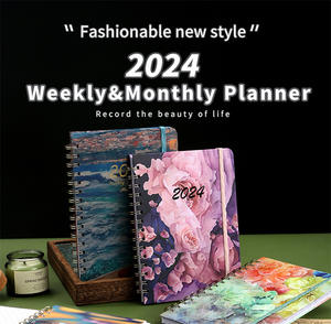 Patrones exquisitos Logotipo personalizado Diario <span class=keywords><strong>2023</strong></span> <span class=keywords><strong>2024</strong></span> <span class=keywords><strong>Agenda</strong></span> de tapa dura A5 Planificador de presupuesto Diario Cuaderno - Product Image 3