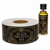 Étiquettes autocollantes en vinyle personnalisées, résistantes aux rayures, aux UV, avec estampage or pour bouteilles de vin, de whisky et de liqueurs