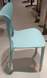 Modern Plastic <b>Dining</b> <b>Chair</b> Minimalist Design Stackable Home Furniture Green Color wholesale restaurant <b>chairs</b> - Product Image 5
