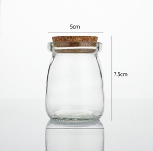 Portacandele Vuoto Trasparente Satinato Carino Piccolo Resistente al Calore con Tappo in Sughero per <span class=keywords><strong>Candele</strong></span> Natalizie Fai-da-te Ecologiche Riciclabili - Product Image 5