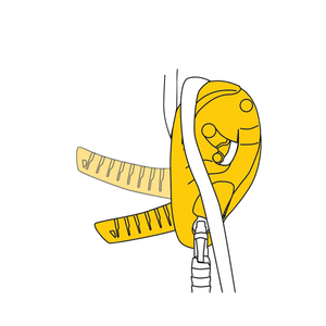 PETZL Seil betriebs ausrüstung I'D S automatischer Stopp-und Abstiegs gerät Höhen betriebs schutz - Product Image 5