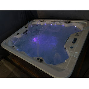 Bain à remous chinois autoportant, spa extérieur balboa jets yacuzzi spa piscine pour 8 personnes extérieur rotomollé, bain à remous couché spa - Product Image 4