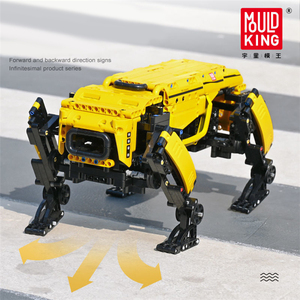 Hot bán chất lượng giáo dục tự làm đồ chơi khuôn Vua 15075 khối cơ khí con chó moc moc - Product Image 2