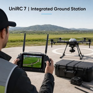 สถานีควบคุมภาคพื้นดินแบบพกพา SIYI UniRC 7 & 7 <span class=keywords><strong>Pro</strong></span> 2.4GHz 5.8GHz หน้าจอสัมผัส 7 นิ้ว ความละเอียด 4K สำหรับโดรนพ่นยา - Product Image 1